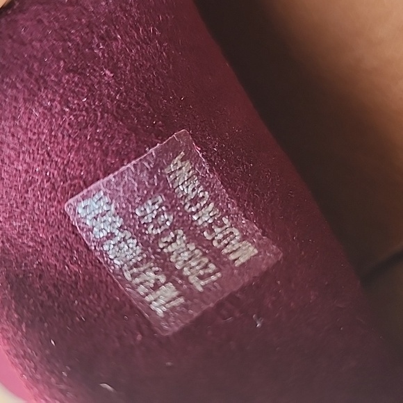 Frye  Gemma fringe Kiltie Bordeaux wine burgundy Sneakers Size 7 - Picture 13 of 15